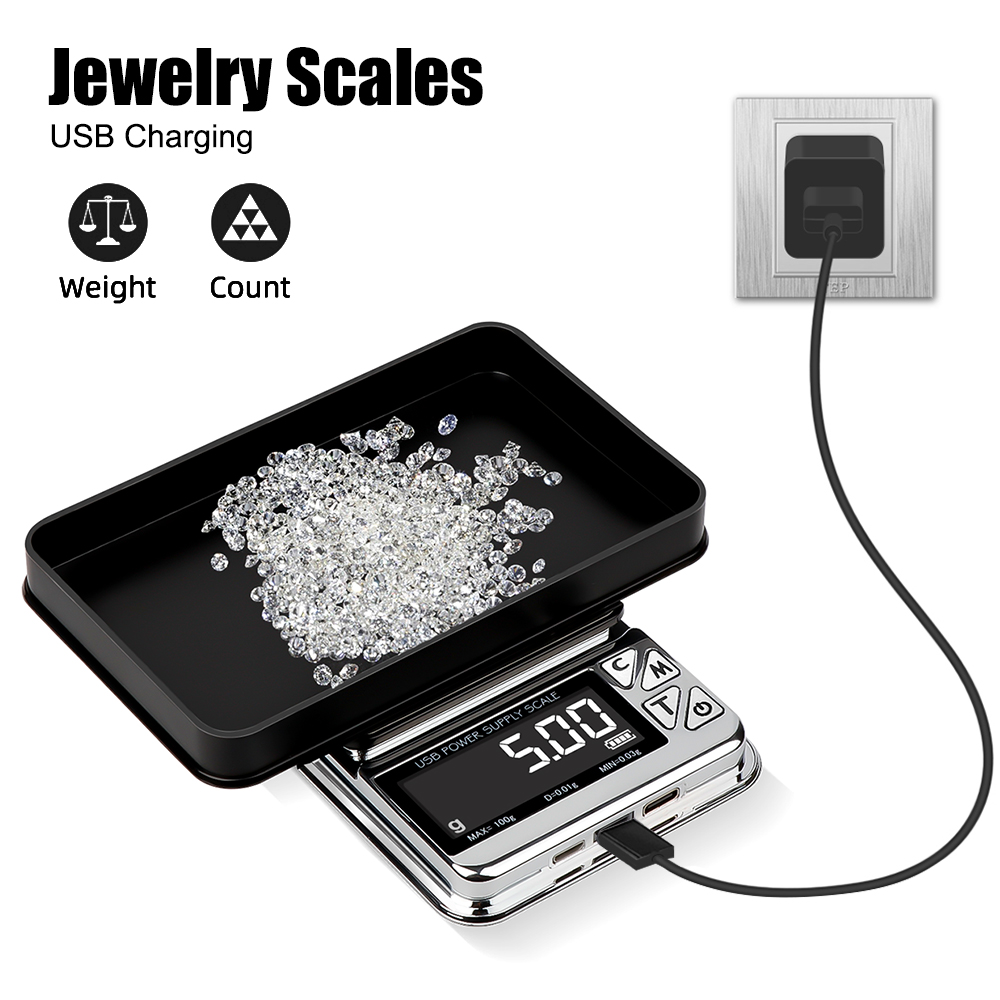 Kitchen Scale Precise - 100g/500g Precyzyjne wagi jubilerskie kieszonkowe, kuchenne,