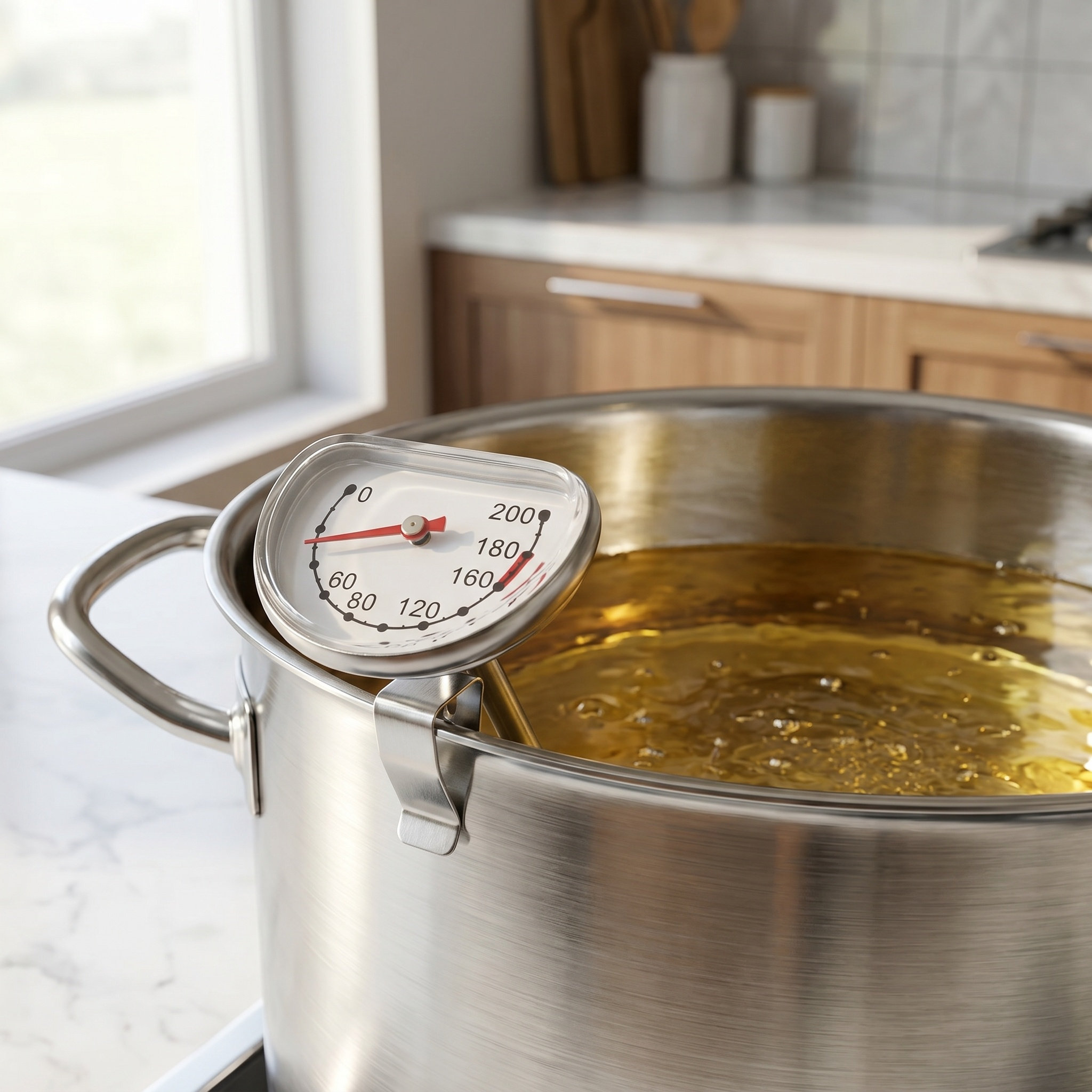 Kitchen And Baking Tools - Termometr do smażenia w głębokim tłuszczu,