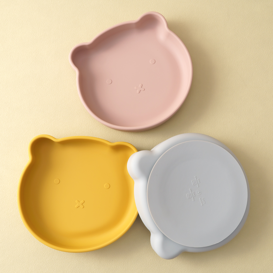 Kitchen Baking Utensil Set - 1PC Silikonowe naczynia dla niemowląt Talerz
