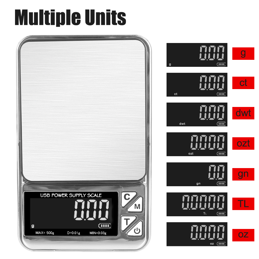 100g/500g Precyzyjne wagi jubi – Kitchen Scale Precise recenzja i cena