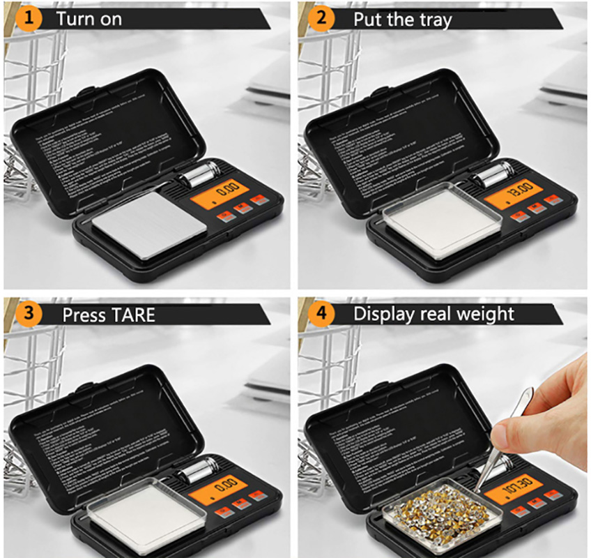 Mini waga cyfrowa 200g/0,01g 5 – Kitchen Scale Precise recenzja i cena