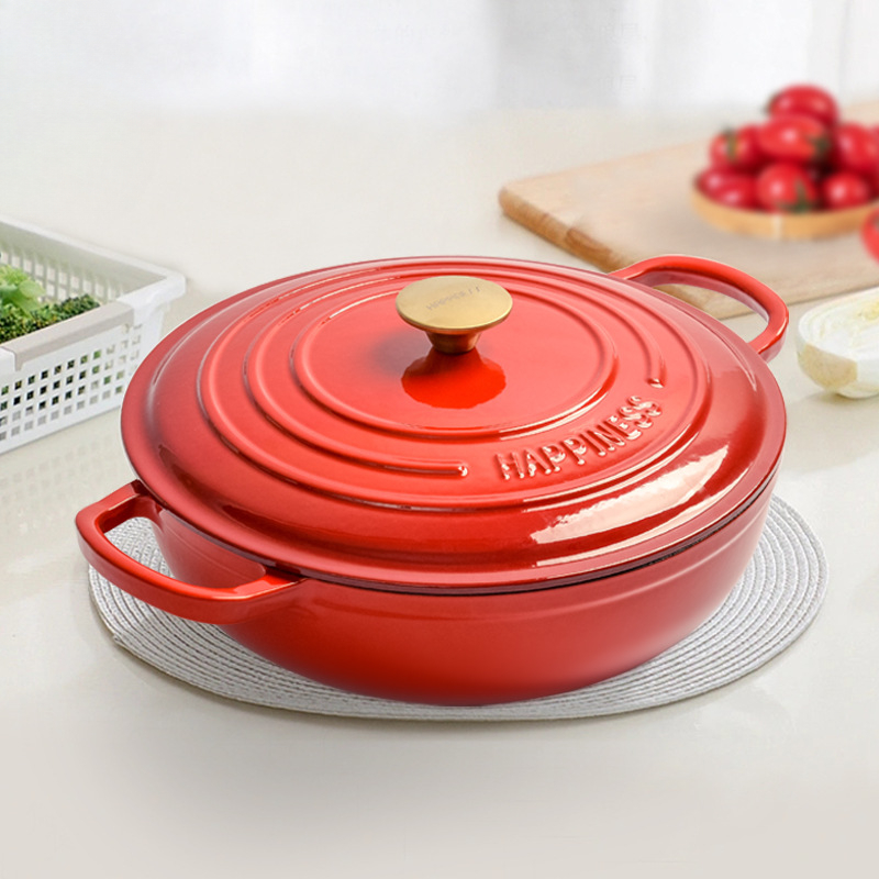 30cm emaliowany żeliwny okrągł – Bread Baking Kitchen Utensils recenzja i cena