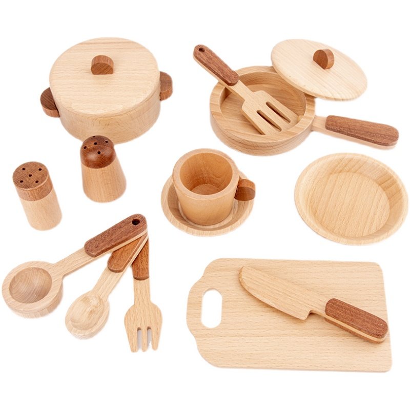 Maoduo Toys Drewniany Zestaw K – Kitchen Baking Utensil Set recenzja i cena