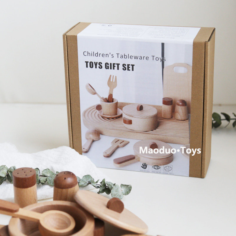 Maoduo Toys Drewniany Zestaw K – Kitchen Baking Utensil Set recenzja i cena