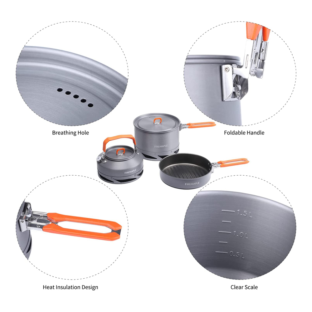 Fire Maple garnków Camping pie – Kitchen Baking Utensil Set recenzja i cena